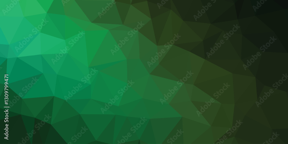 Poster low polygonal background gradient color