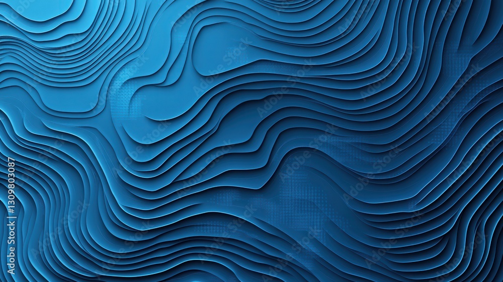 Poster Modern paper art background showcasing abstract cuts evolving into pixelated forms while reflecting digital democracy concepts Generative AI