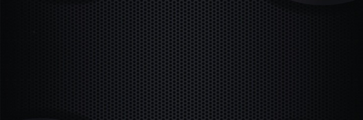 Naklejka premium Dark Hexagon Pattern Background Texture