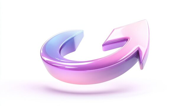Curved Arrow Graphic