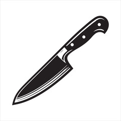 Chef Knife Set Vector Illustration