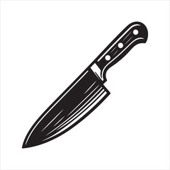 Chef Knife Vector Illustration