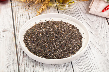 Vegan cuisine - Chia seeds for cooking
