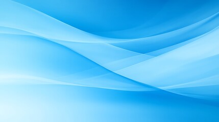 Abstract blue flowing curves pattern for background