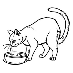 Whiskers in Motion: Action & Playful Cat Silhouettes for Creative Designs