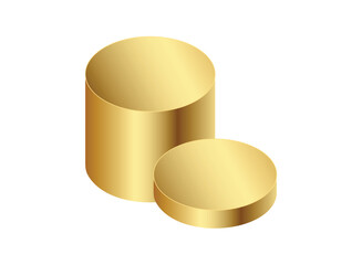 Elegant Gold Product Podium