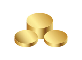 Elegant Gold Product Podium