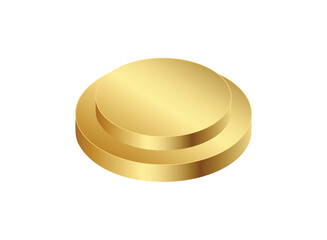 Elegant Gold Product Podium