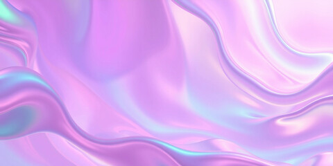 Obraz premium Iridescent gradient displays flowing, holographic colors ideal for abstract backgrounds