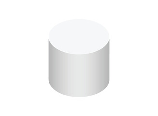 Elegant White Product Podium