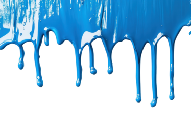 PNG Blue drip melted border background drips abstract.
