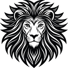 Obraz premium lion head vector