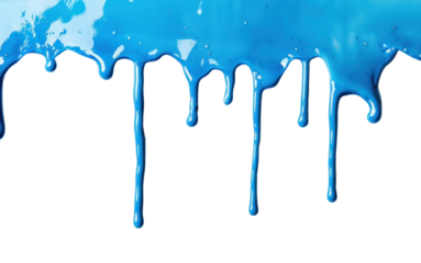 PNG Blue drip melted border background drips appliance.