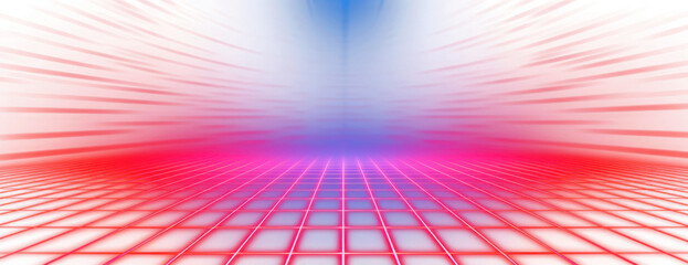 PNG Abstract lights retro grid.