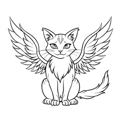 Whimsical Wonders: Fantasy & Artistic Cat Silhouettes for Creative Designs