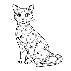 Whimsical Wonders: Fantasy & Artistic Cat Silhouettes for Creative Designs