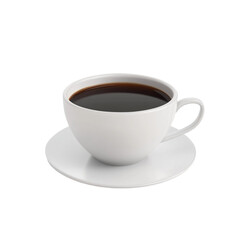 A steaming cup of dark coffee morning ritual comforting warmth