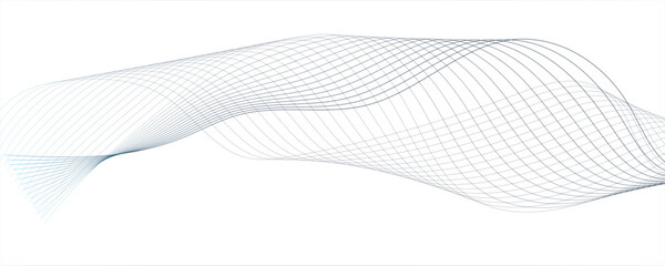 Abstract wave element for design. Digital frequency track equalizer. Stylized gray line art background  Design used for technology, science, banner, template, wallpaper, business and many  