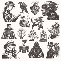 Steampunk Design Elements – Fantasy Machines & Victorian Inventions