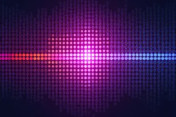 vibrant neon lime-and-purple pixel circle pattern with Pulsing center-right in a soft gray gradient in Minimalist Void – Futuristic Digital Art