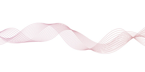 abstract wave element for design pink and white. Design template for cover, business. Abstract dynamic color lines, waves. Vector geometric backgrounds.