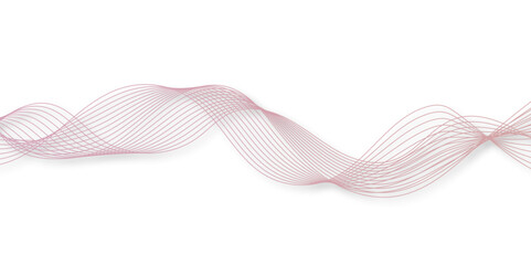 abstract wave element for design pink and white. Design template for cover, business. Abstract dynamic color lines, waves. Vector geometric backgrounds.