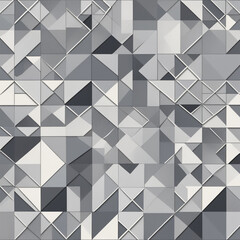 Randomized Square Pattern | Mosaic Tile Canvas in the Bathroom | Black White gray | Flor Wall Club Gilaf design | Abstract Image Background