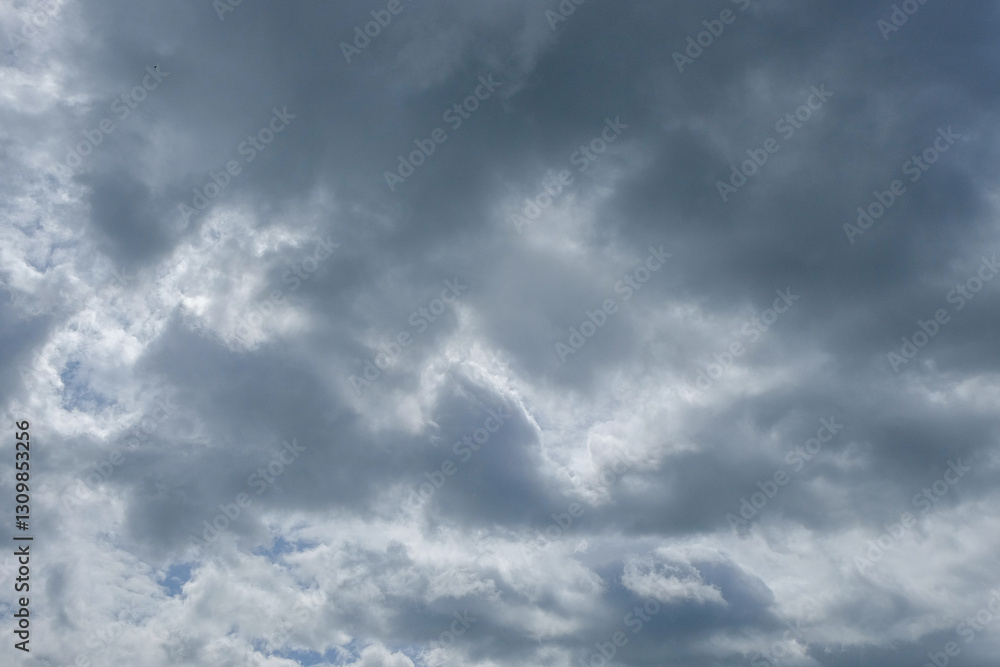 Fototapete abstract pattern and texture background of dark clouds in the sky.copy space for text.climate and we