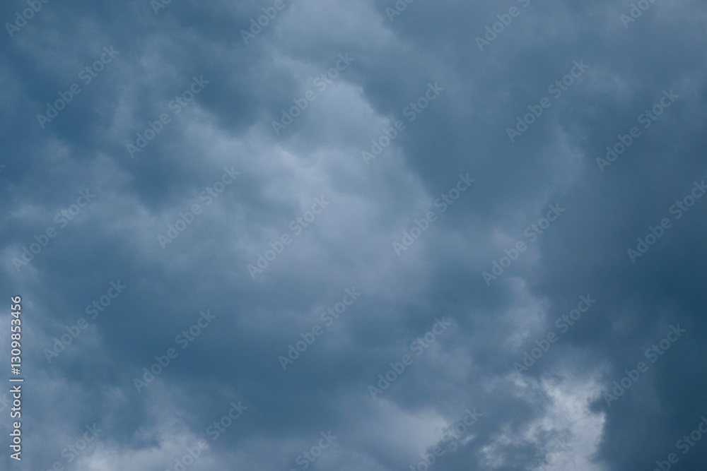 Fototapete abstract pattern and texture background of dark clouds in the sky.copy space for text.climate and we