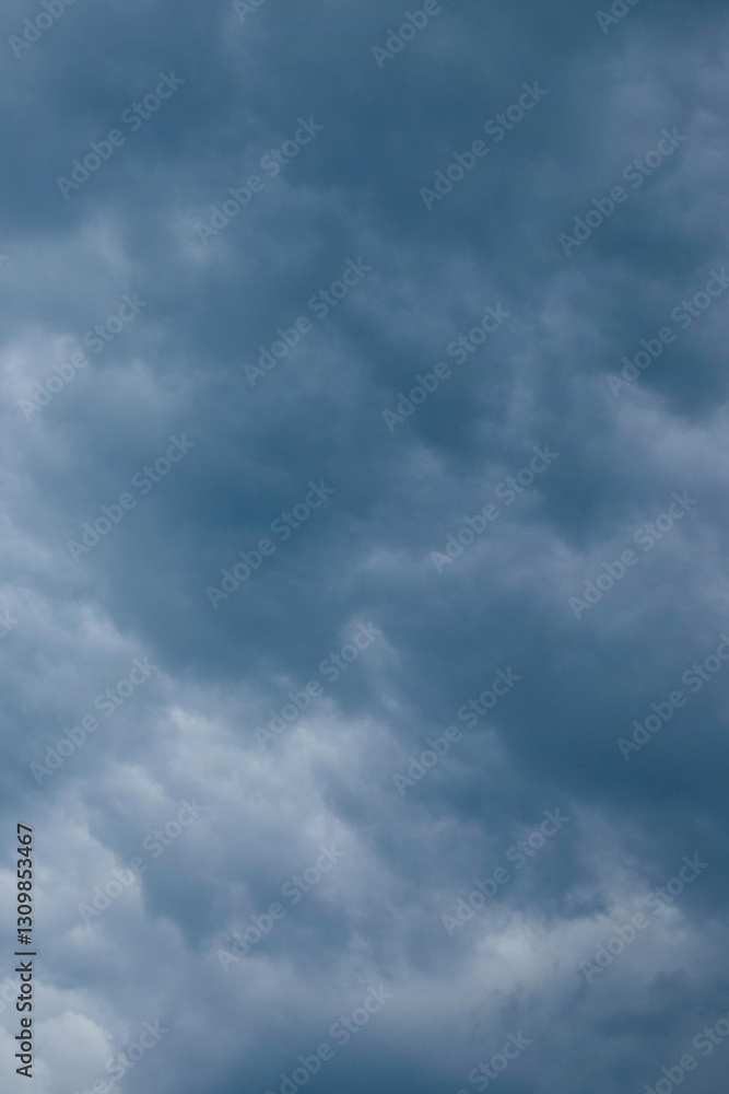 Fototapete abstract pattern and texture background of dark clouds in the sky.copy space for text.climate and we