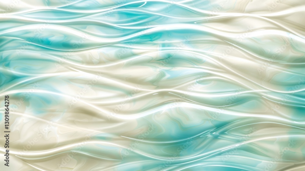 Poster a wavy, abstract pattern composed of curved lines that intertwine and flow harmoniously.