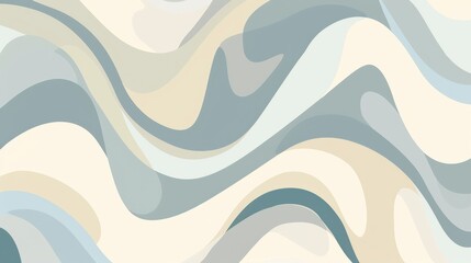 A wavy, abstract pattern composed of curved lines that intertwine and flow harmoniously.