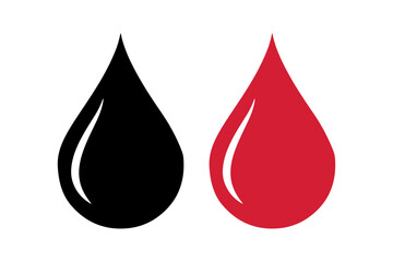 Fototapeta premium blood drop vector