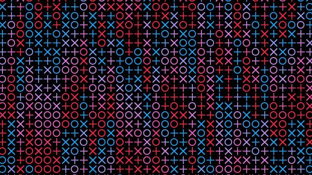 tic-tac-toe game pattern background,cross,circle,plus symbol