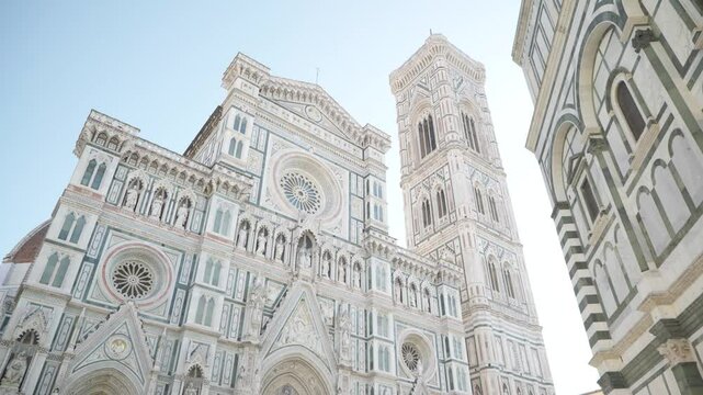 Close View of Duomo in Florence City Center, Italy