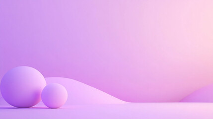 Obraz premium Purple 3d shape Minimalist scene geometrical abstract background, 3D render.