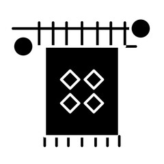 knitting glyph icon