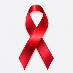 Red awareness ribbon