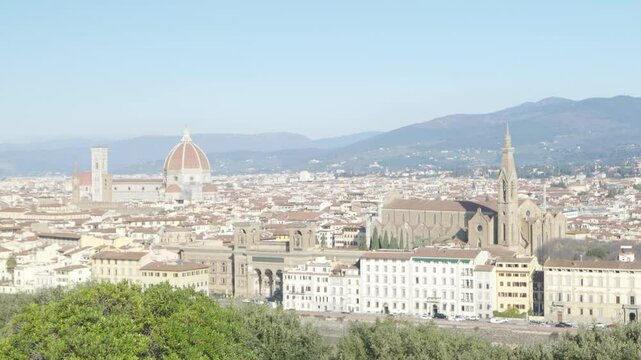 View of Florence City Center in Italy