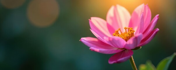 Flower with soft light shining on its delicate petals, soft, light, petals