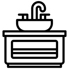 Obraz premium sink icon