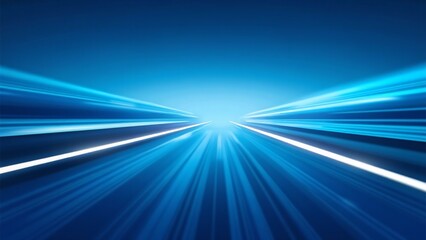 Abstract blue background with lines creating a sense of speed and motion