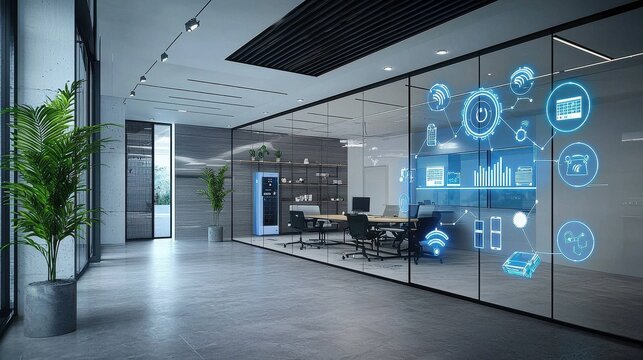 Smart buildings utilize IoT technology to optimize conditions and efficiency.