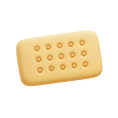 Shortbread Cookie Icon - Simple Rectangular Shortbread Cookie