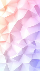 Obraz premium Pastel Low Poly 3D Abstract Background