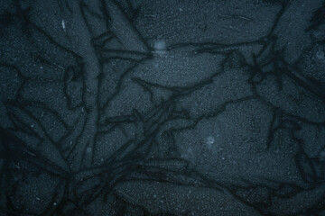 ice texture of a frozen lake
