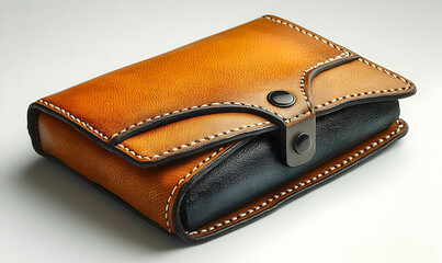 Leather Wallet, Crafted Design, Studio Shot