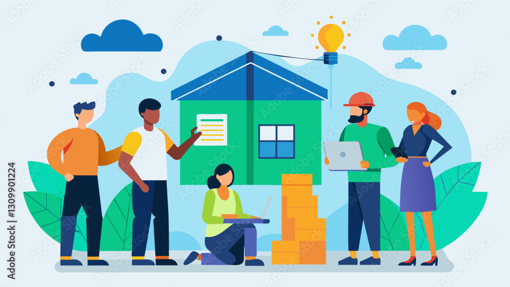 Poster through interactive workshops participants learn about the benefits of prefabricated construction an