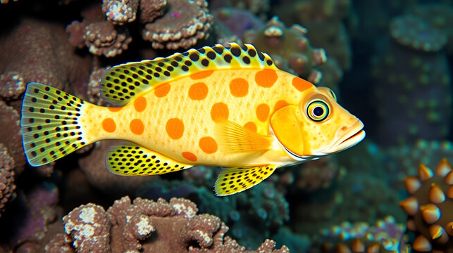 The orange spotted filefish or harlequin filefish, is a filefish in the family Monacanthidae