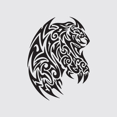 lion head tattoo